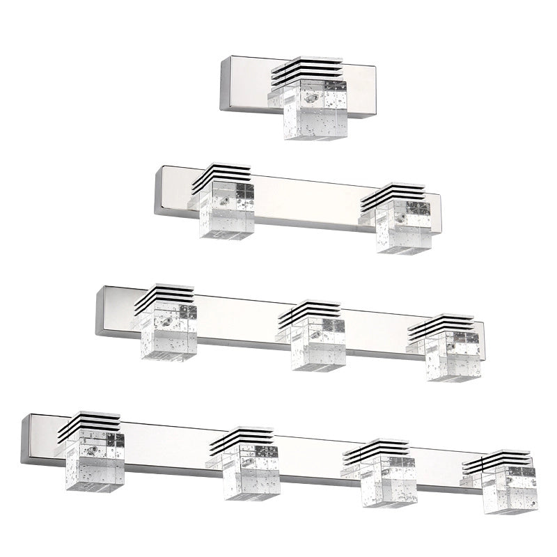 Wholesale Crystal column bathroom wall light bath lighting fixtures SY-V012