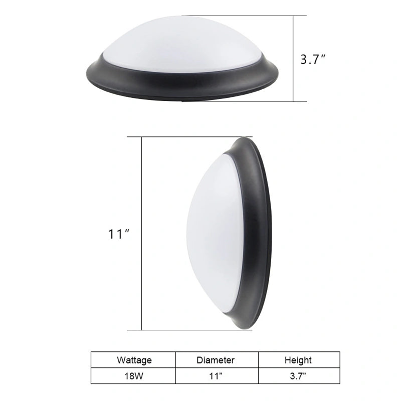 Modern Dining Room UL 18W Stainless Steel Led Ceiling Light Fixture 11 Inch SY-C008