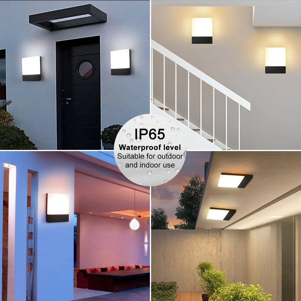 Ip65 Waterproof Contemporary Outdoor Porch Lights For Entry Wall SY-O6666