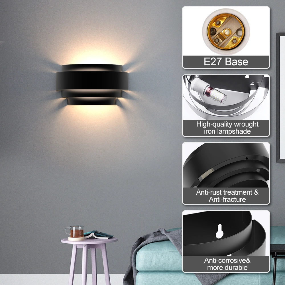 Hallway Wall Mounted Lights Fixtures White / Black SY-8305B