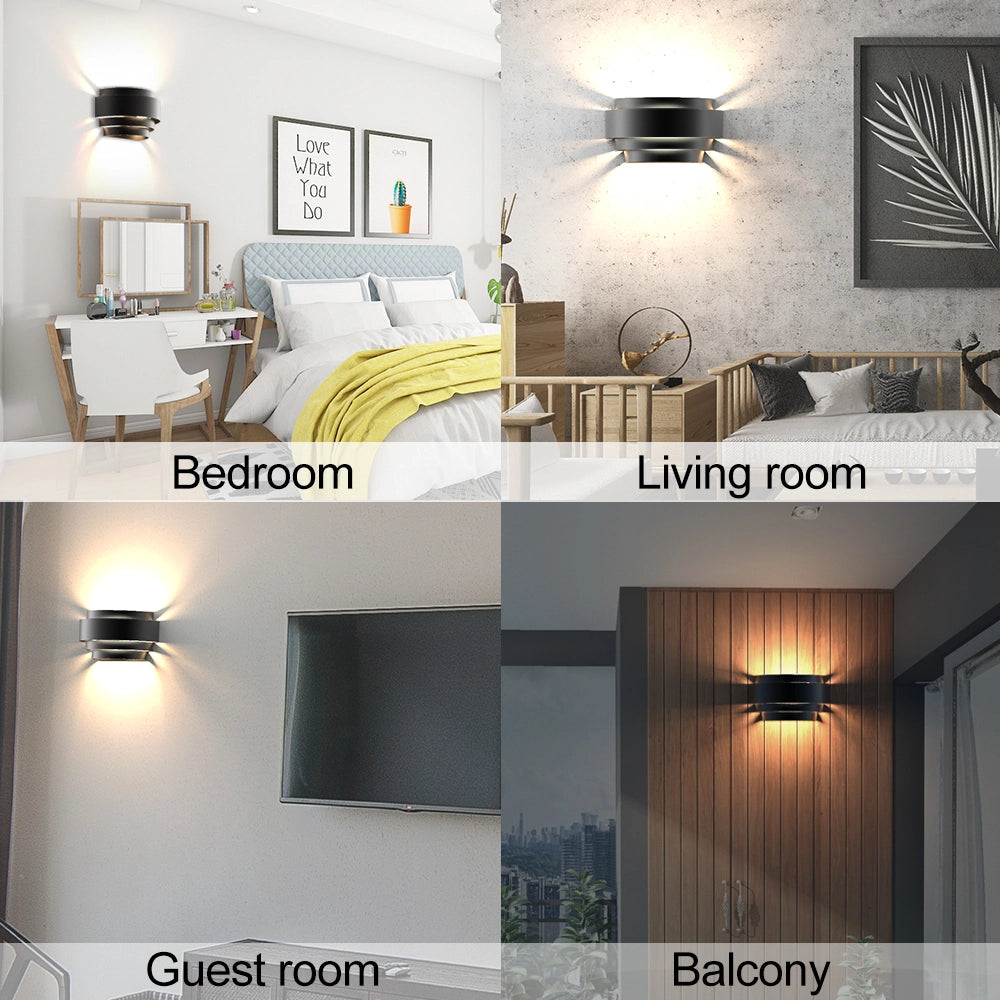 Hallway Wall Mounted Lights Fixtures White / Black SY-8305B