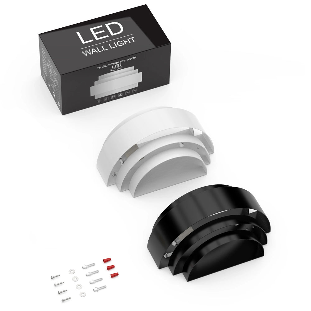 Hallway Wall Mounted Lights Fixtures White / Black SY-8305B
