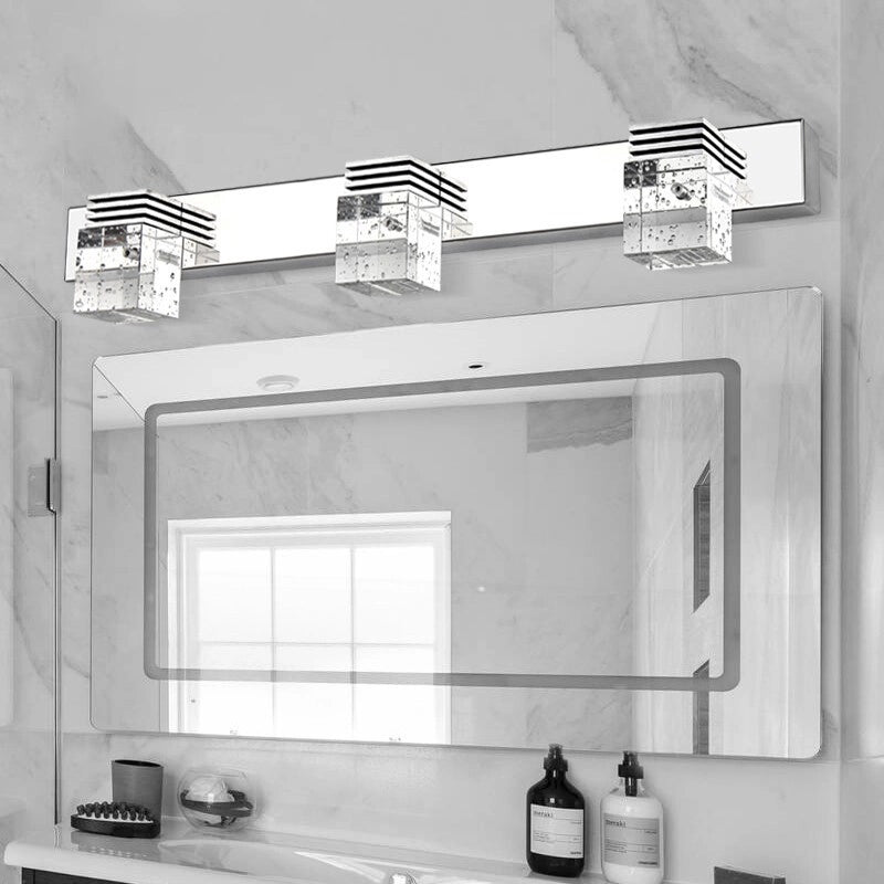 Wholesale Crystal column bathroom wall light bath lighting fixtures SY-V012