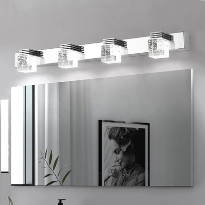 Wholesale Crystal column bathroom wall light bath lighting fixtures SY-V012