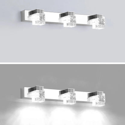 Wholesale Crystal column bathroom wall light bath lighting fixtures SY-V012
