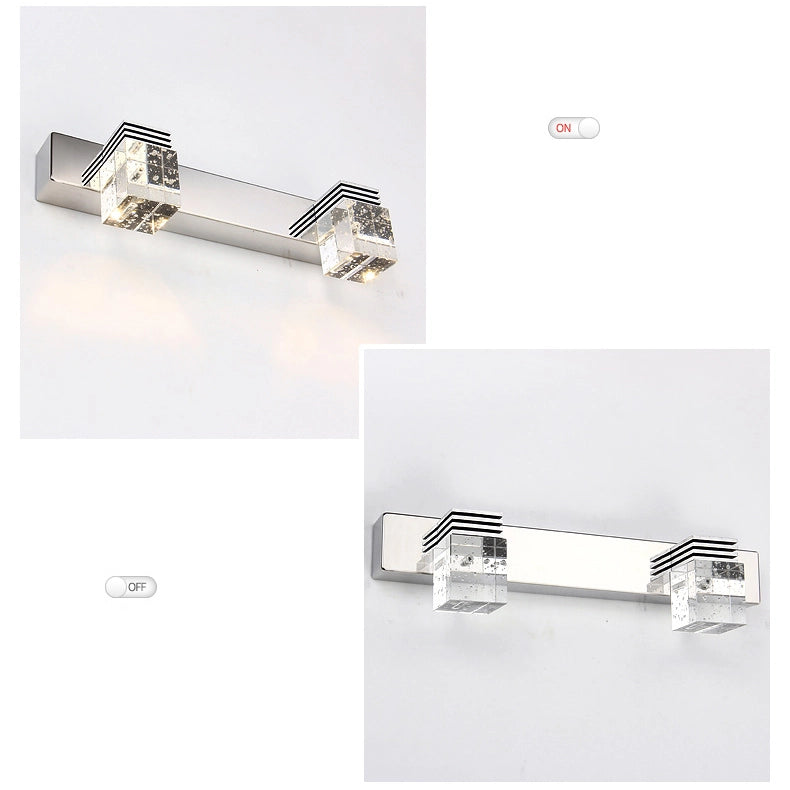 Wholesale Crystal column bathroom wall light bath lighting fixtures SY-V012