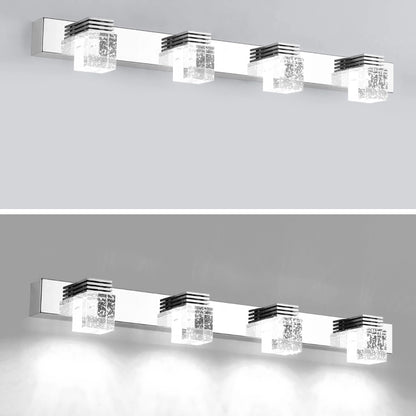 Wholesale Crystal column bathroom wall light bath lighting fixtures SY-V012