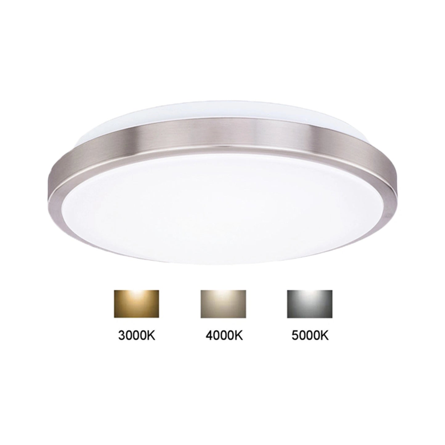 18W 12 Inch Stainless Steel Modern Dining Room Bedroom Ceiling Lights SY-C010