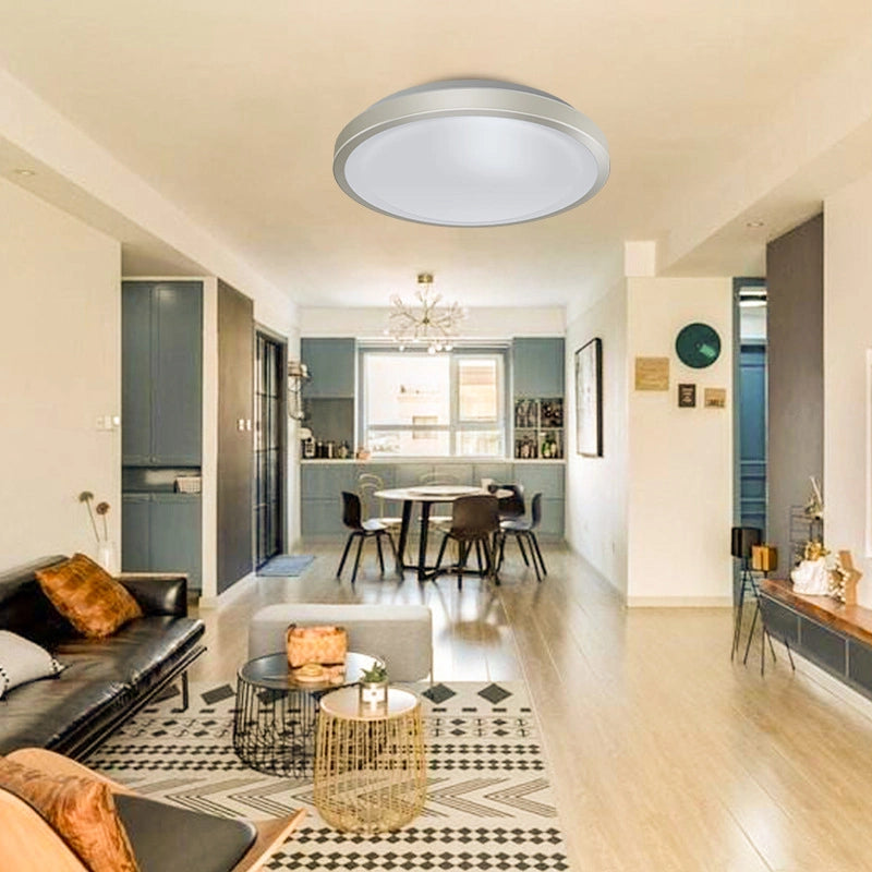 18W 12 Inch Stainless Steel Modern Dining Room Bedroom Ceiling Lights SY-C010