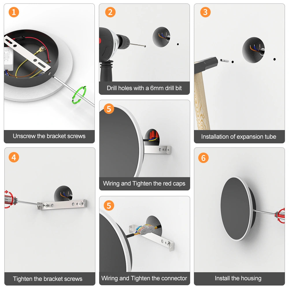 Touchable 12W Aluminum Kitchen Bedroom Lamps On Wall SY-I1011