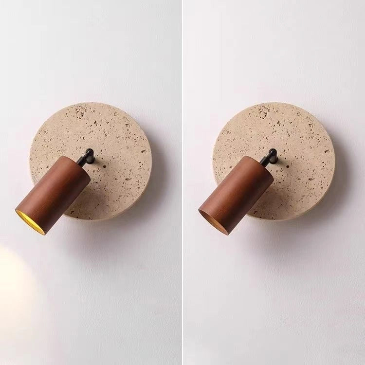 Wabi Sabi Bedside Wall Lights With With Reading Light And Cord SY-IW002