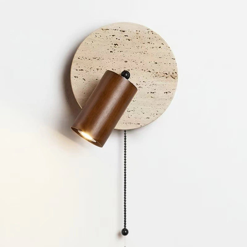 Wabi Sabi Bedside Wall Lights With With Reading Light And Cord SY-IW002