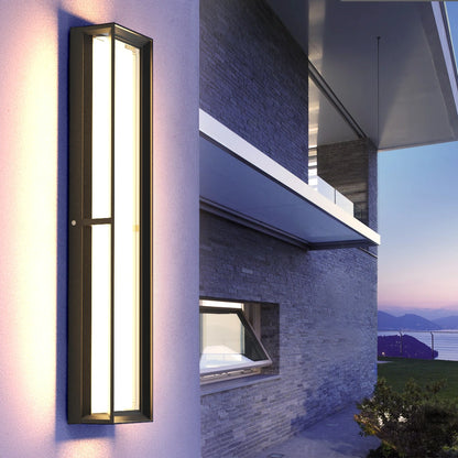 Dimmable Aluminum 24 Inch Led Porch Black Outdoor Wall Lights SY-O9056-D