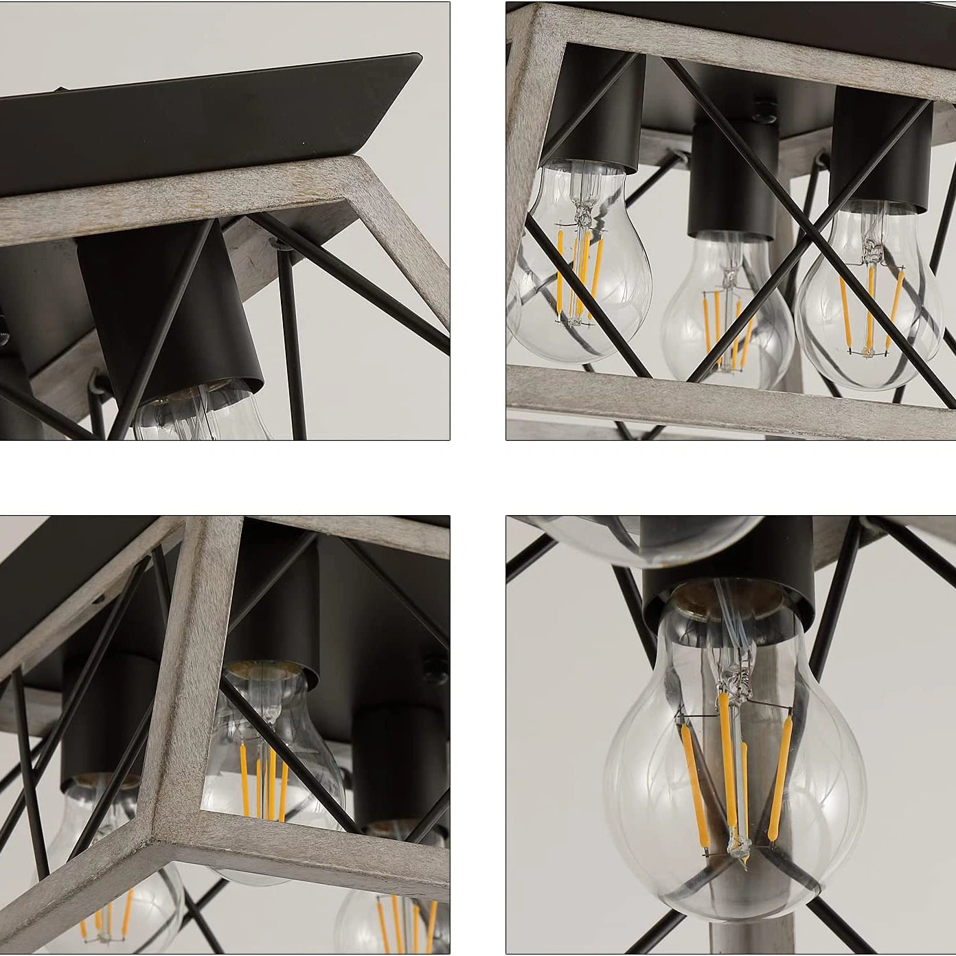 4 Lamp Holders Ceiling Lamps For Kitchen Dining Room Living Room SY-C003