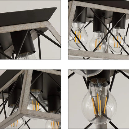 4 Lamp Holders Ceiling Lamps For Kitchen Dining Room Living Room SY-C003