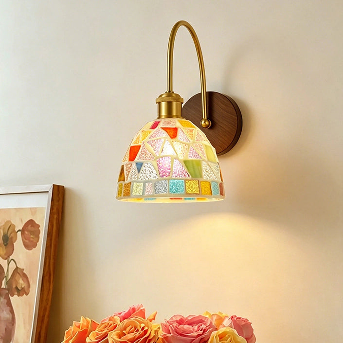 Art Deco Colored Glass Wall Sconces SY-IW008