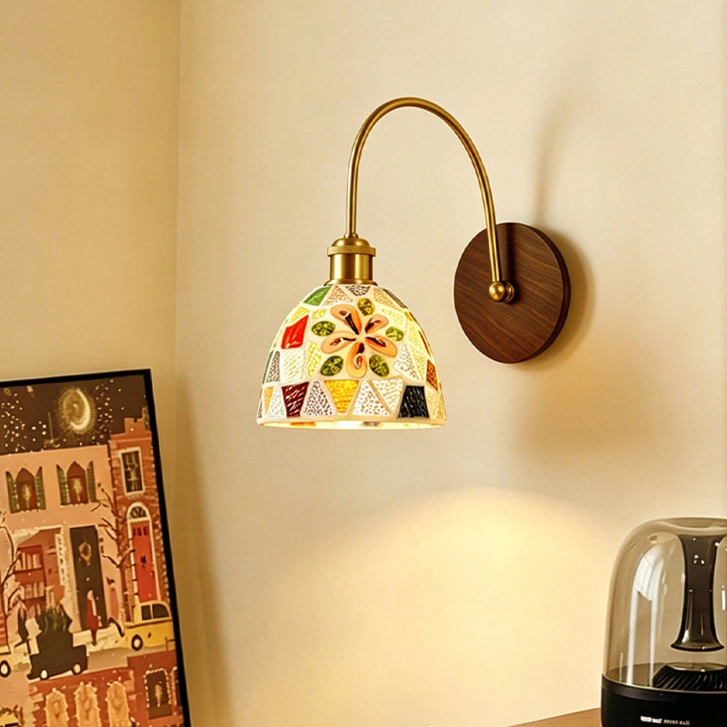 Art Deco Colored Glass Wall Sconces SY-IW008