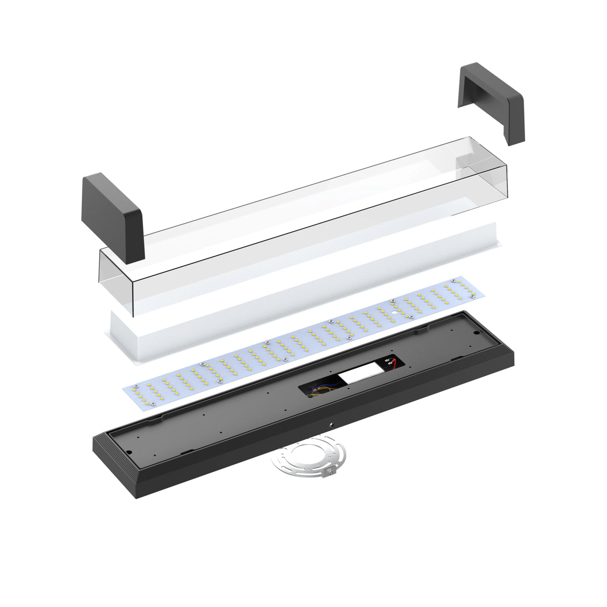 24 Inch Dimmable IP65 Garage Contemporary Wall Lights Outdoor SY-O9076-D