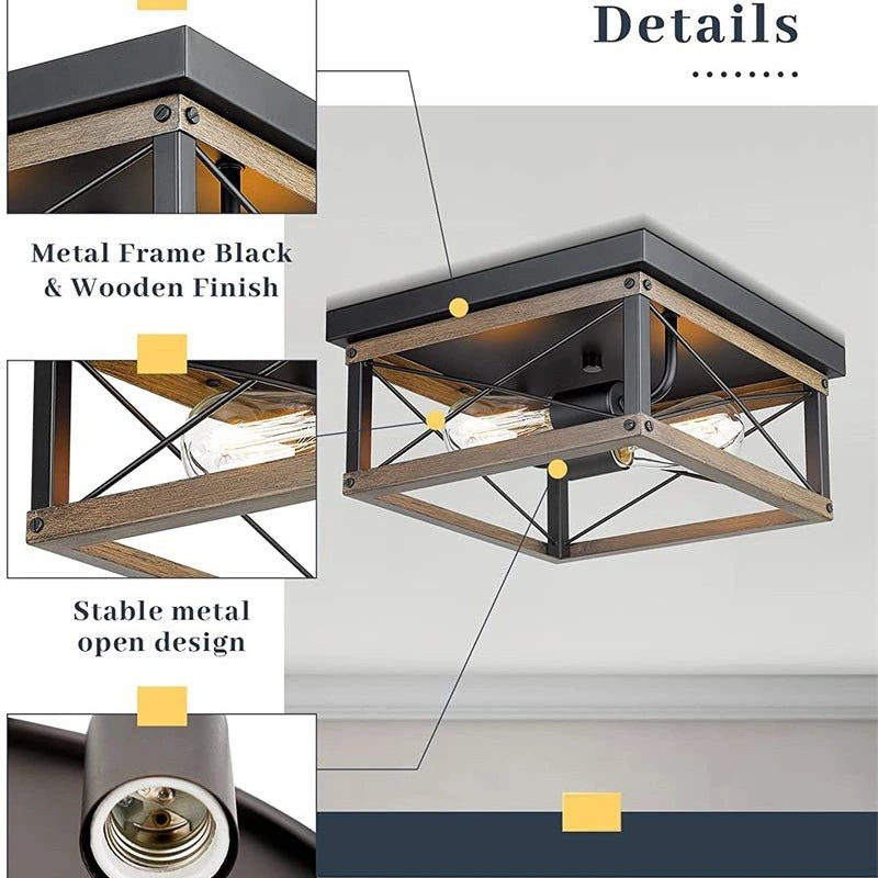 12 Inch 2 Lamps Large Dining Room Kitchen Ceiling Fixtures  SY-C005