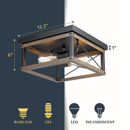 12 Inch 2 Lamps Large Dining Room Kitchen Ceiling Fixtures  SY-C005