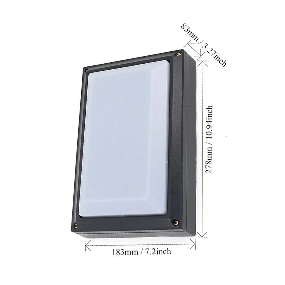 Aluminum 24W Exterior Porch Lights For Outdoor Entry SY-O9502