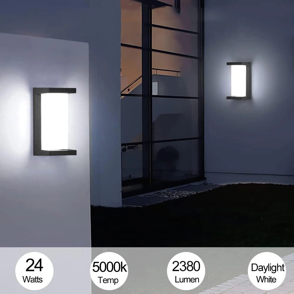Aluminum Wall Outdoor Lamp 24W Outside Wall Front Porch Lights SY-O9552