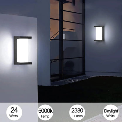 Aluminum Wall Outdoor Lamp 24W Outside Wall Front Porch Lights SY-O9552