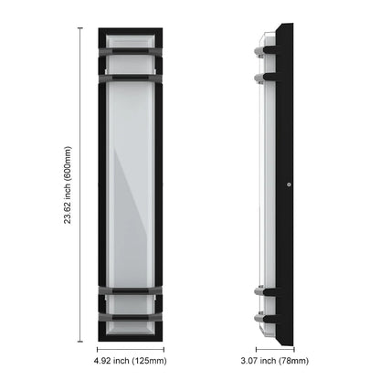 26.32 Inch SCR Dimmable Porch Large Outdoor Wall Lights SY-O9046B-D