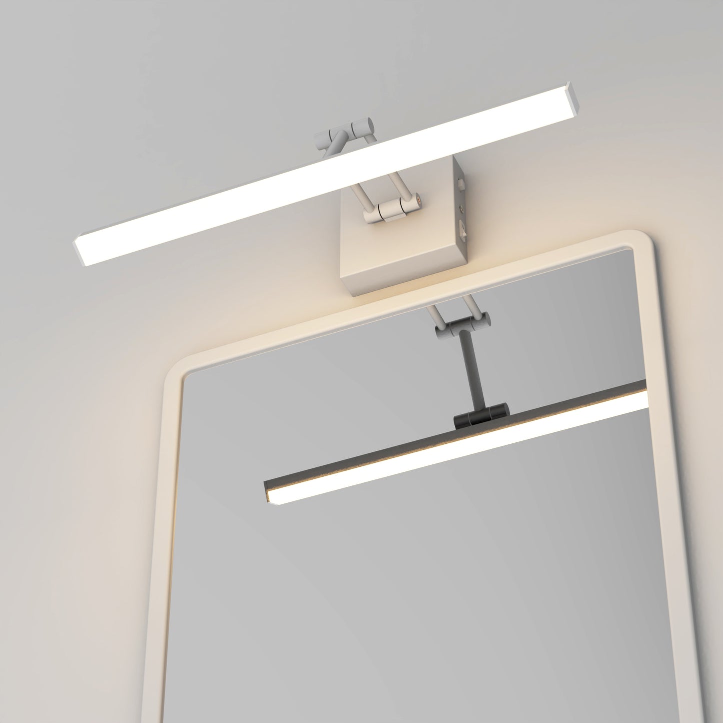 White 3CCT Vanity bathroom mirror light With Swing Arm SY-V015-WHITE