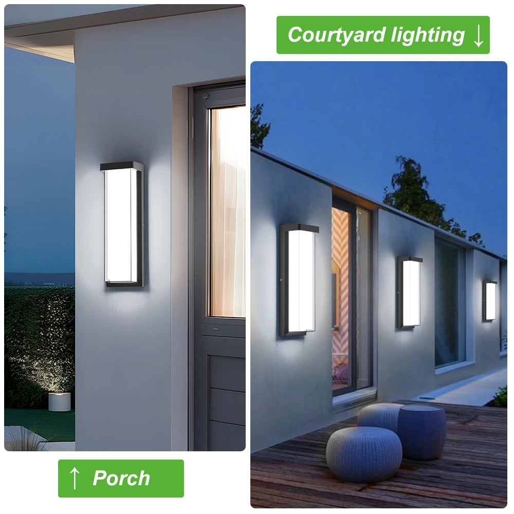 IP65 Dimmable 16-inch LED Outside Wall Lights for Porch SY-O9084-D