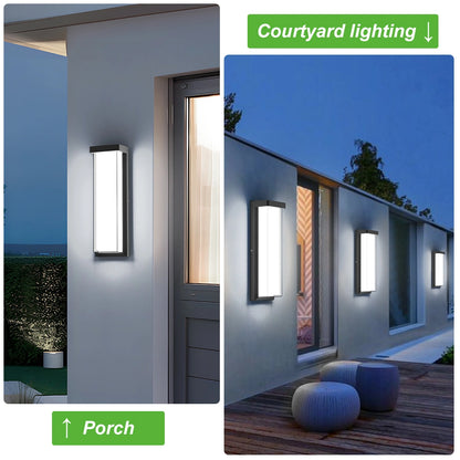 IP65 Dimmable 16-inch LED Outside Wall Lights for Porch SY-O9084-D