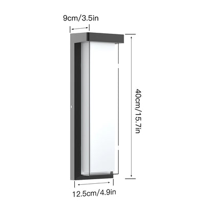 IP65 Dimmable 16-inch LED Outside Wall Lights for Porch SY-O9084-D