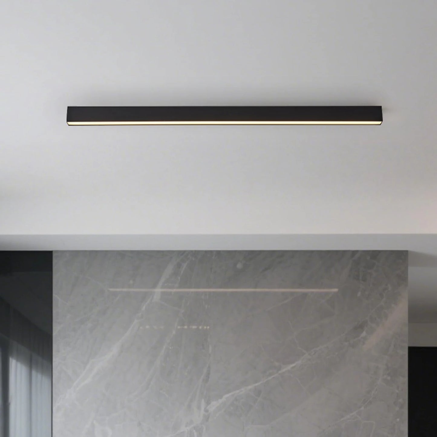 Customize 3CCT Dimmable led linear ceiling light 30 40 60 80 Inch SY-L001