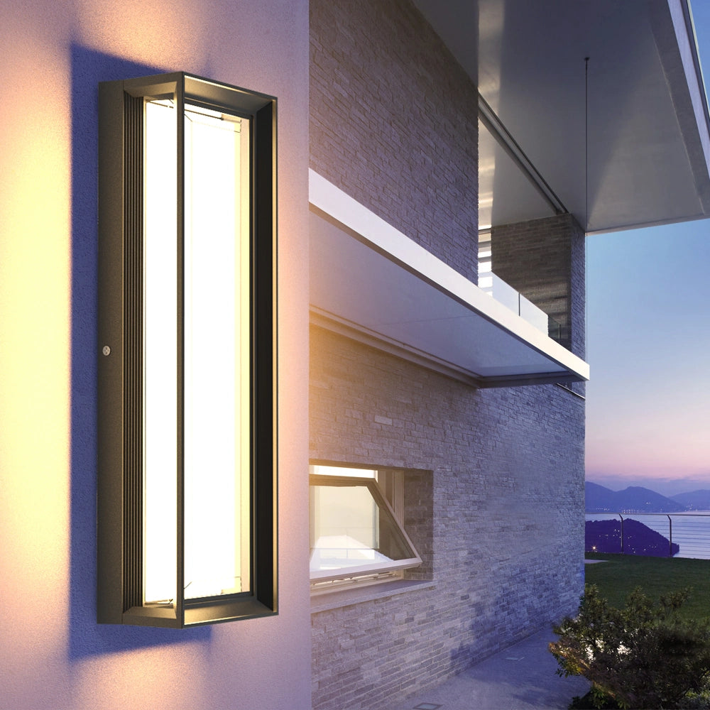 SCR Dimming 16 Inch Outdoor Wall Lamp Aluminuum Porch Light SY-O9054-D