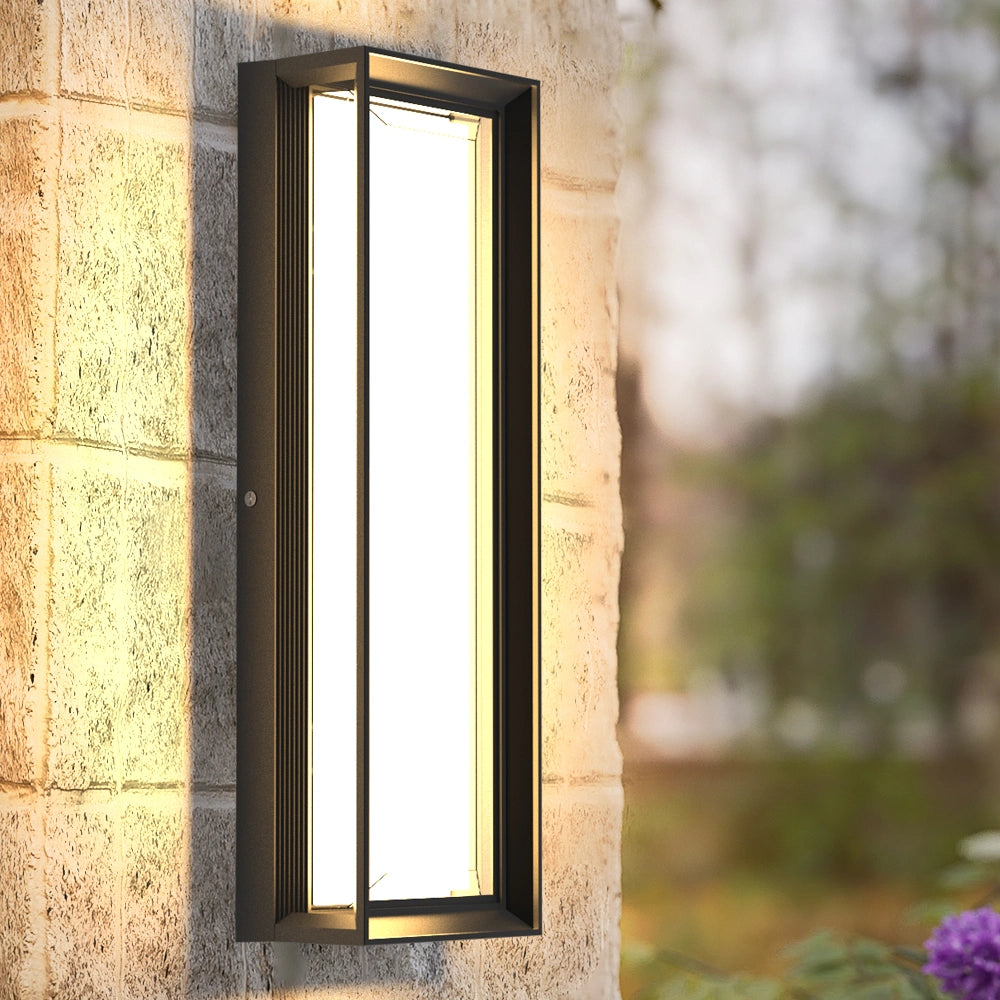 SCR Dimming 16 Inch Outdoor Wall Lamp Aluminuum Porch Light SY-O9054-D