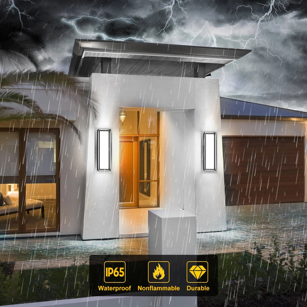 SCR Dimming 16 Inch Outdoor Wall Lamp Aluminuum Porch Light SY-O9054-D