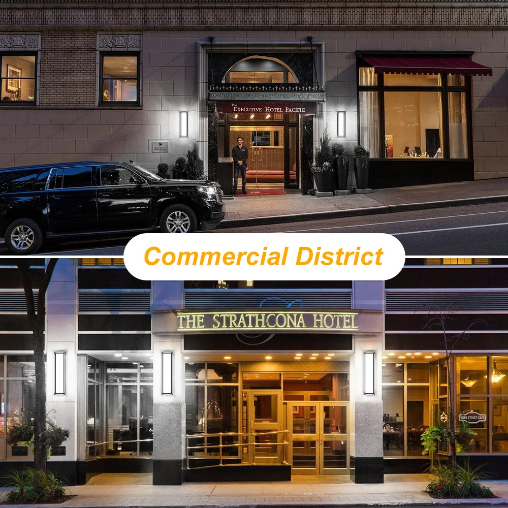 SCR Dimming 16 Inch Outdoor Wall Lamp Aluminuum Porch Light SY-O9054-D