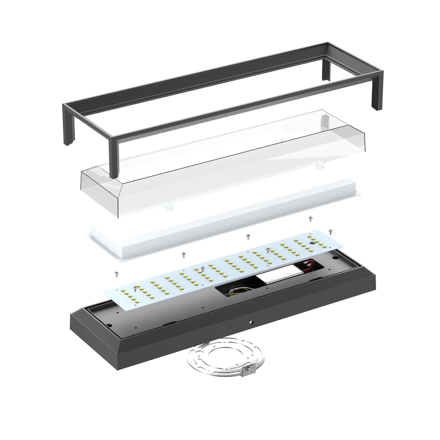 SCR Dimming 16 Inch Outdoor Wall Lamp Aluminuum Porch Light SY-O9054-D