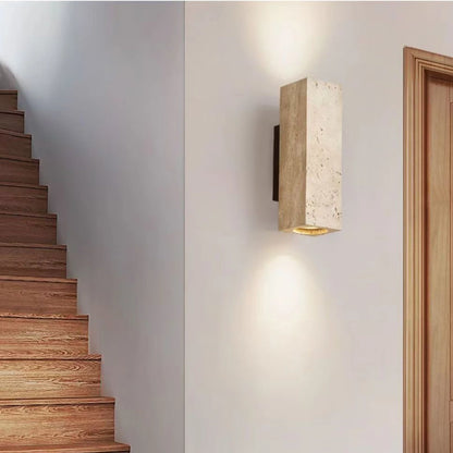 Wabi Sabi Yellow Up And Down Stone Wall Sconce SY-IW003