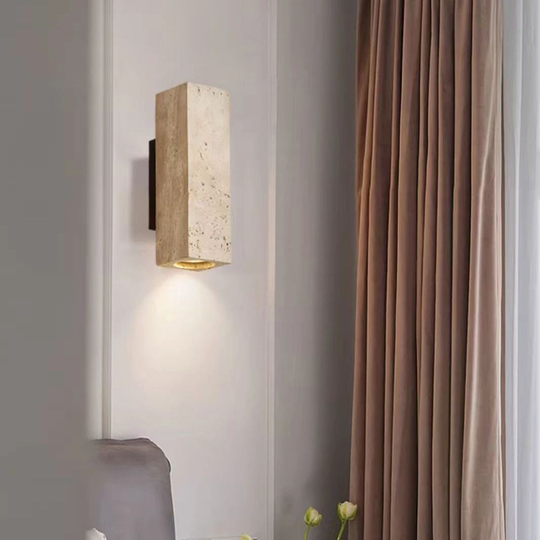 Wabi Sabi Yellow Up And Down Stone Wall Sconce SY-IW003