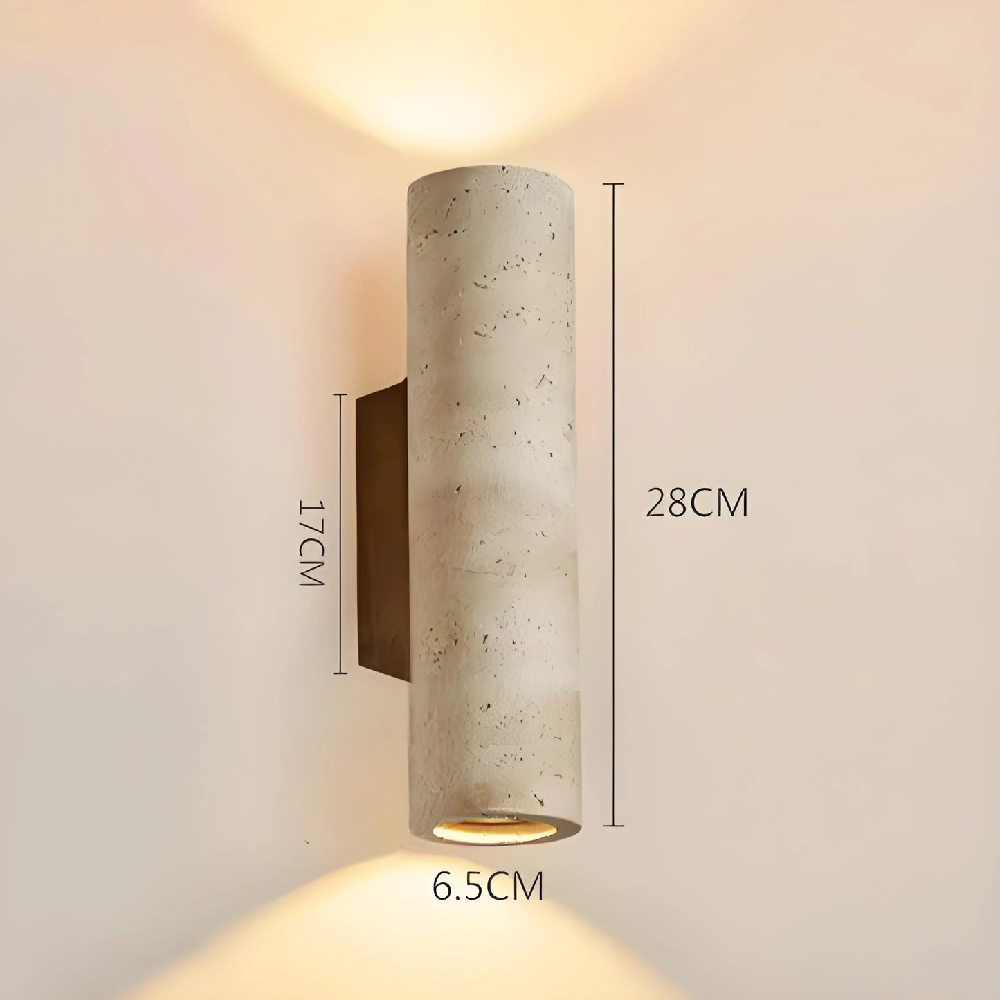 Wabi Sabi Yellow Up And Down Stone Wall Sconce SY-IW003