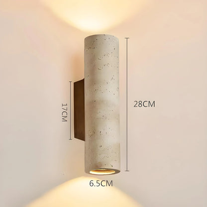 Wabi Sabi Yellow Up And Down Stone Wall Sconce SY-IW003