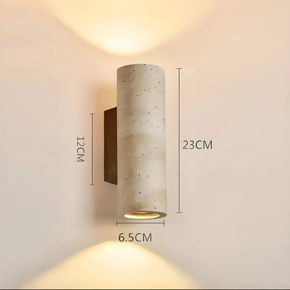 Wabi Sabi Yellow Up And Down Stone Wall Sconce SY-IW003