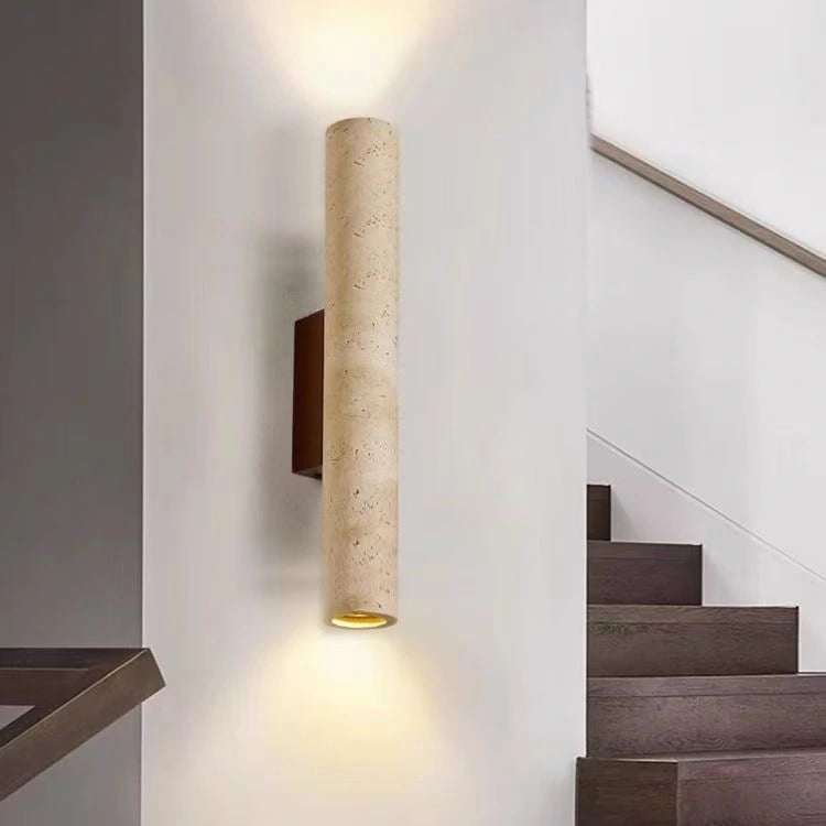 Wabi Sabi Yellow Up And Down Stone Wall Sconce SY-IW003