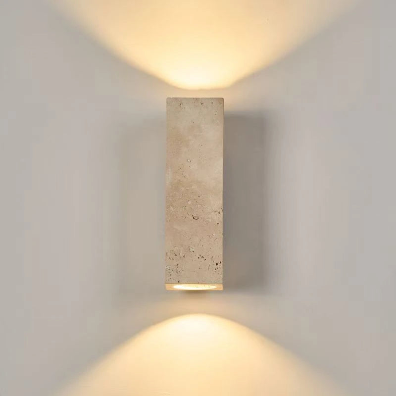 Wabi Sabi Yellow Up And Down Stone Wall Sconce SY-IW003