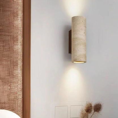 Wabi Sabi Yellow Up And Down Stone Wall Sconce SY-IW003