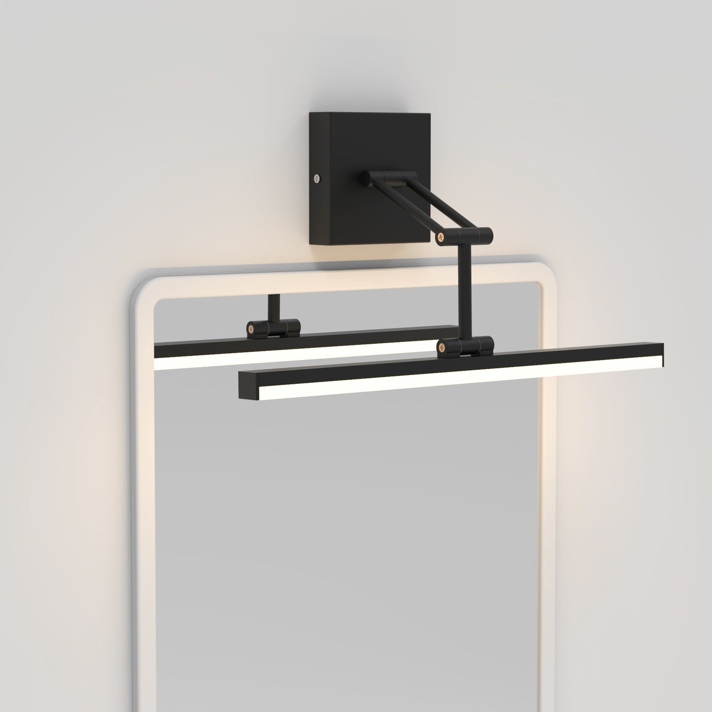 12W 3CCT Led Modern Black Bathroom Vanity Lights with Button SY-V015-Black