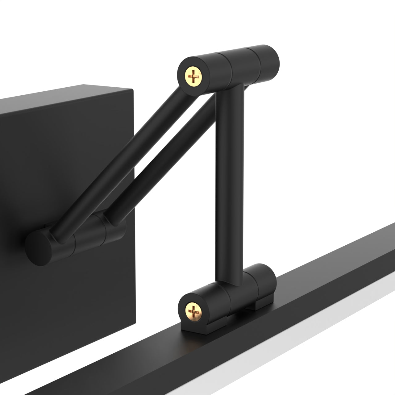 12W 3CCT Led Modern Black Bathroom Vanity Lights with Button SY-V015-Black