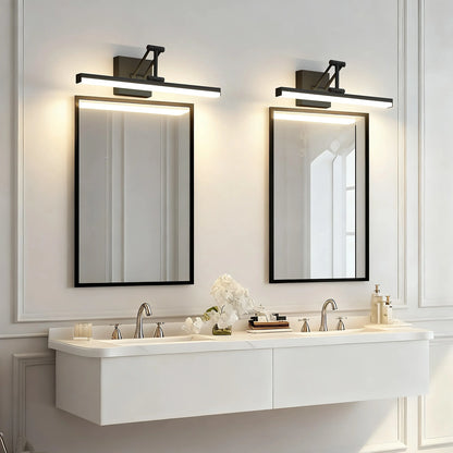 12W 3CCT Led Modern Black Bathroom Vanity Lights with Button SY-V015-Black