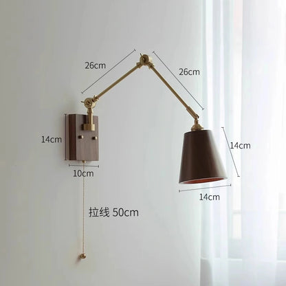 Custom Wall Mounted Reading Lights With Swing arm SY-IW005